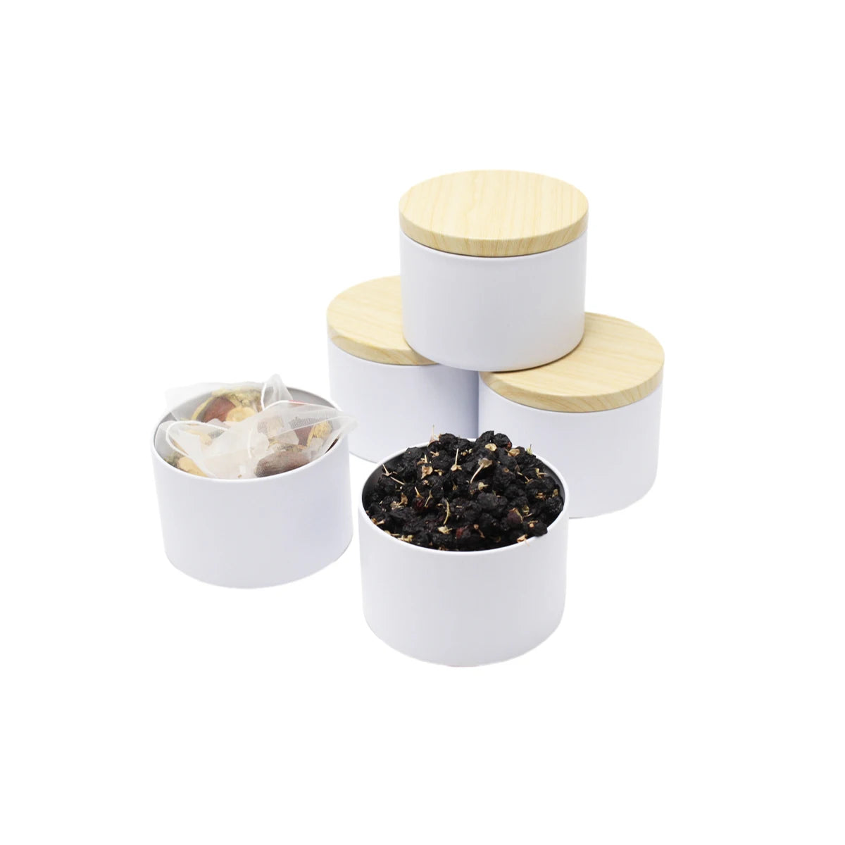 12pcs Candle Tins 4oz Candle Containers For Making Candles