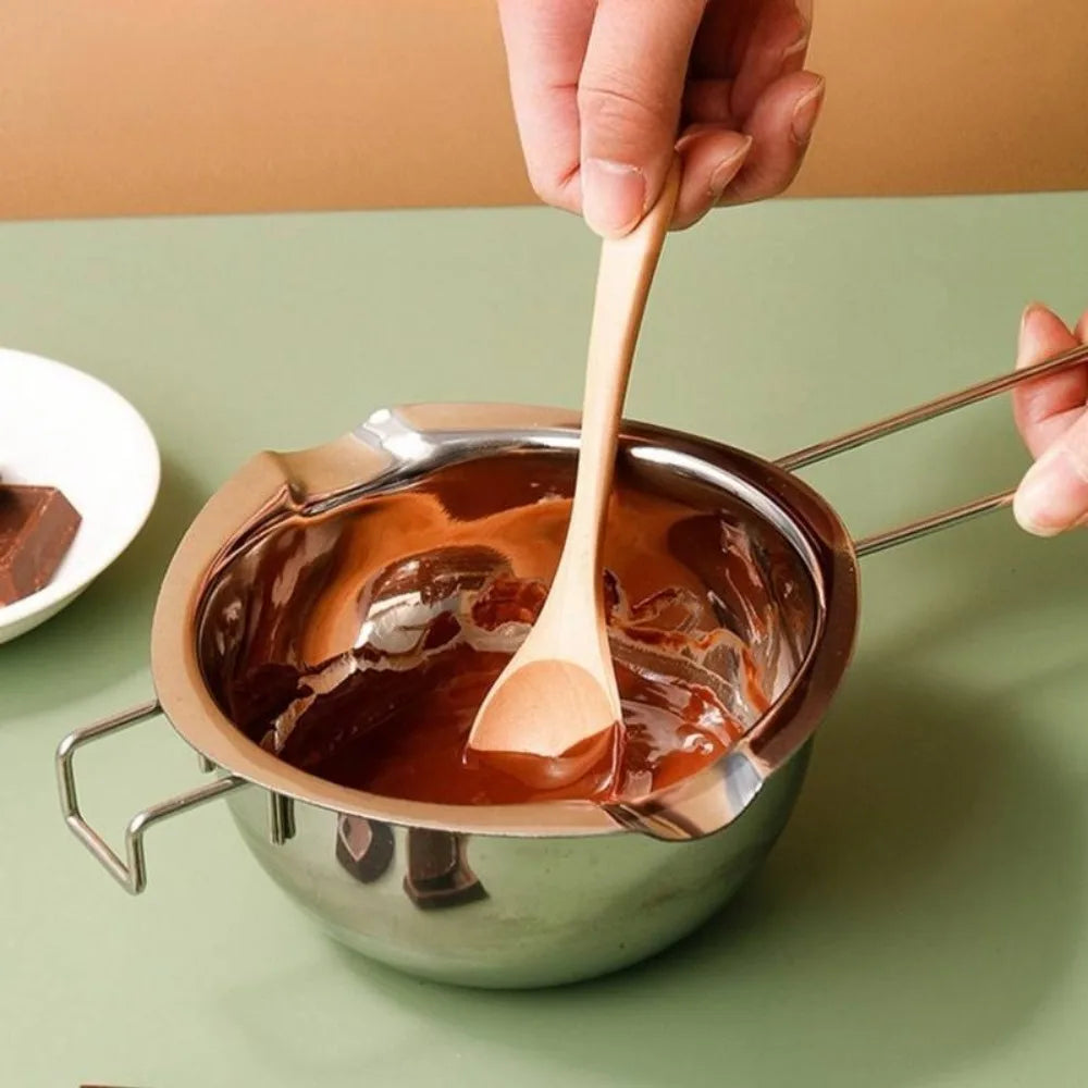 Stainless Steel Candle Wax Melting Boiler Pot Long Handle
