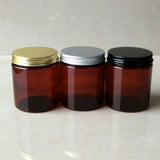 2-Pack 2oz 4oz 8oz 16oz Amber Clear Blue Glass Straight Candle Jars