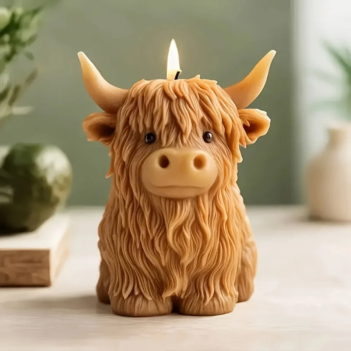 3D Yak-Shaped Candle Silicone Mold DIY Animal-Shaped Sculpture
