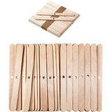 50PCS Wooden Candle Wick Holders Candles Bars Holders