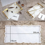 Silicone Mold For Resin Large Rectangle Tea Plate Coaster
